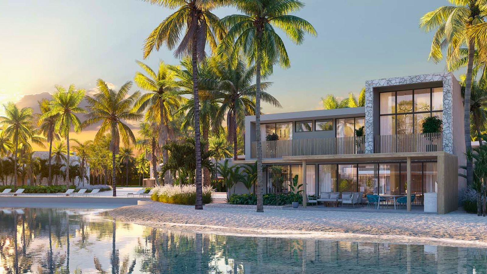 Imagem de uma das casas do Entre Águas