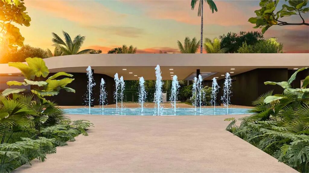 Dança das águas do Makai Acqua Resort em Muro Alto