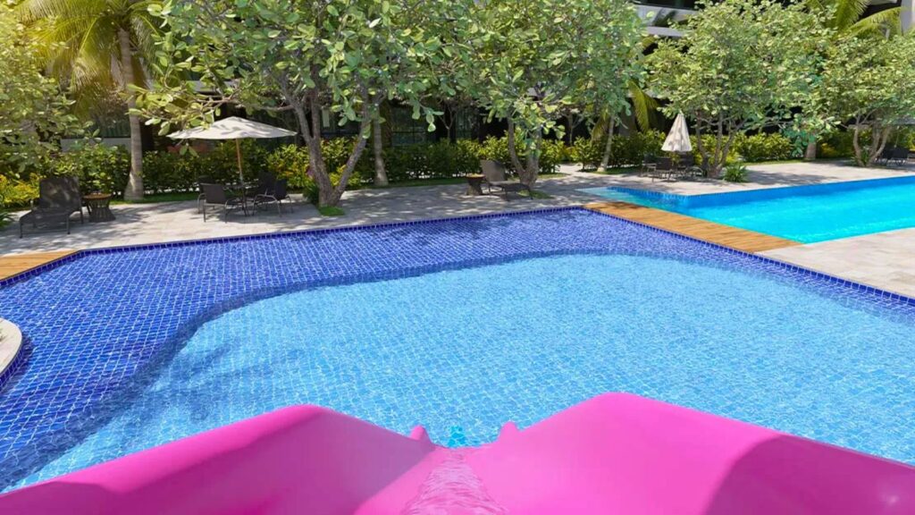 Piscinas do Makai Acqua Resort em Muro Alto