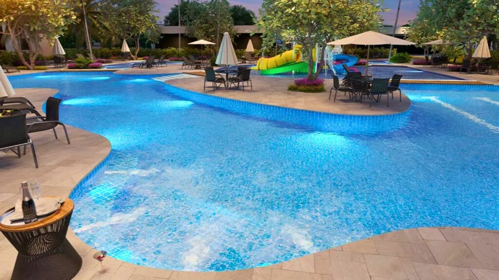 Piscinas do Makai Acqua Resort em Muro Alto