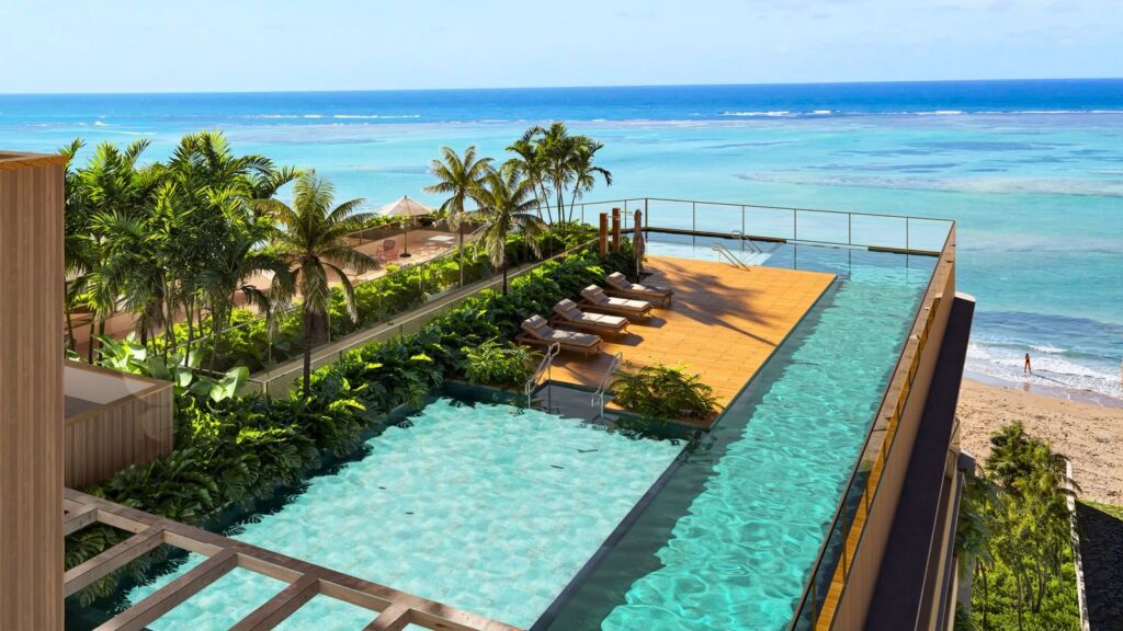Gioia del Mare em Maragogi, piscina no rooftop