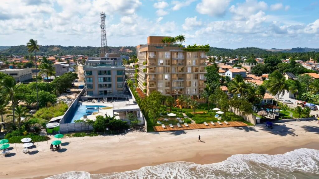 Gioia del Mare em Maragogi, visão espacial beira mar