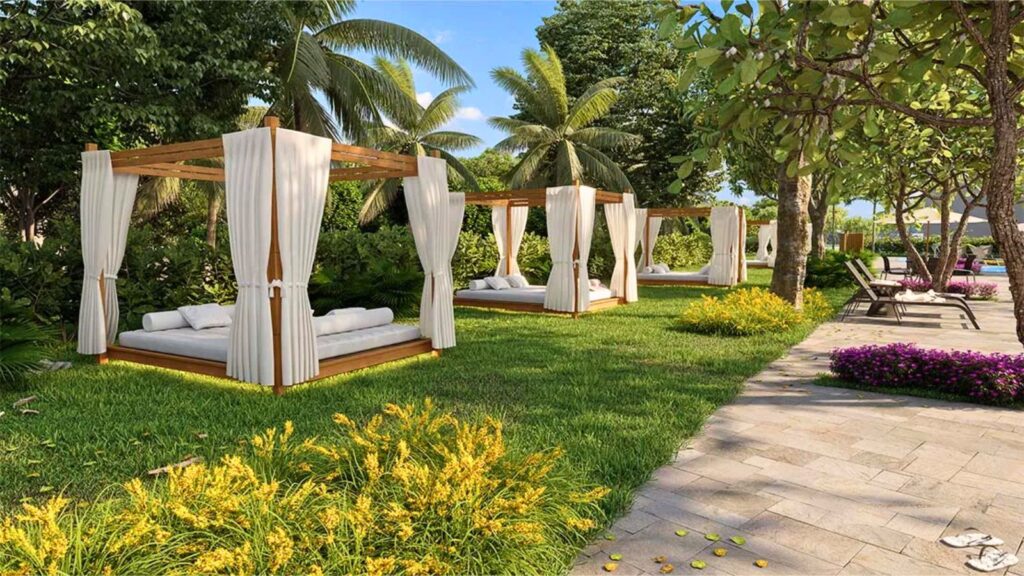 Gazebos do Makai Acqua Resort em Muro Alto