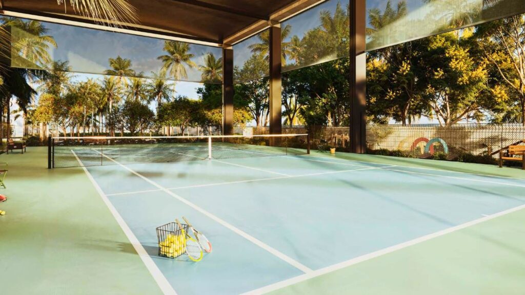 HABITÁ HOME RESORT - quadra de tênis coberta